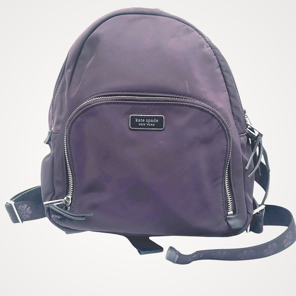 Kate Spade New York Nylon Messenger Bag Brown‎ Floral Strap Adjustable